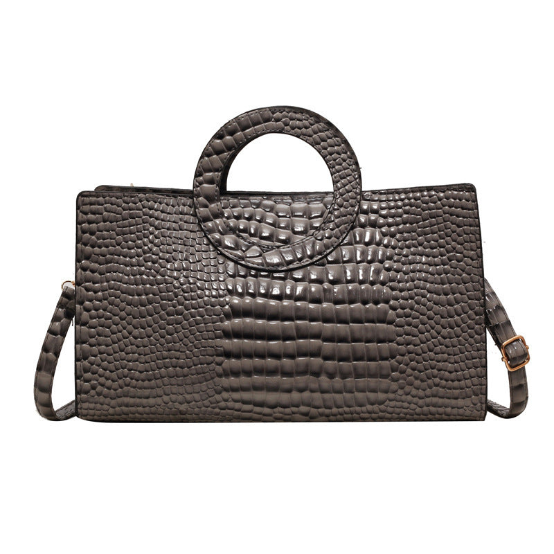 Stone Texture Fashion Handbag