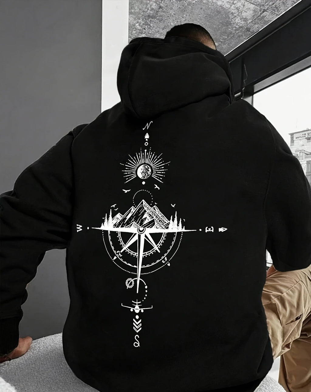 Casual Drawstring Hoodie