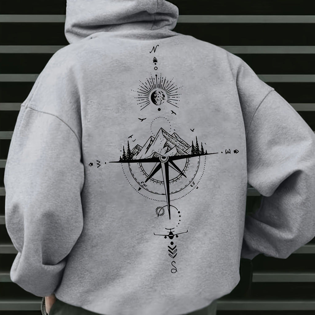 Casual Drawstring Hoodie