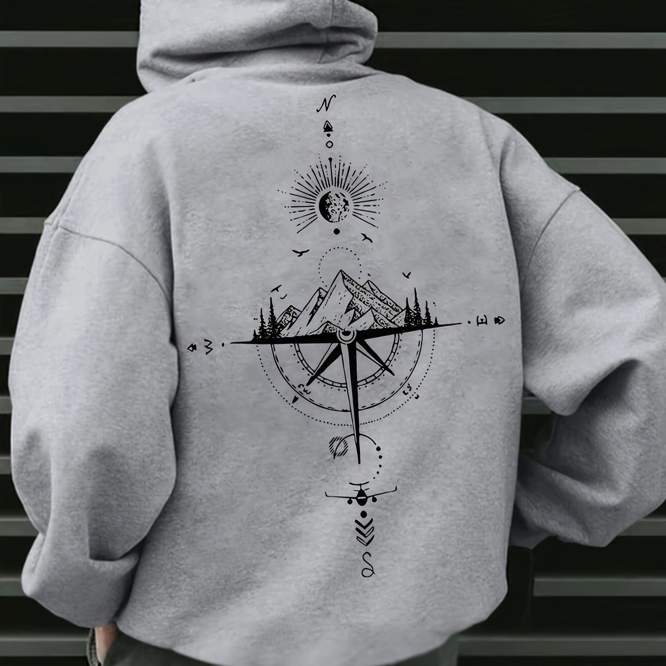 Casual Drawstring Hoodie