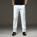 Slim Fit Elasticated Long Pants