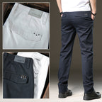Slim Fit Elasticated Long Pants