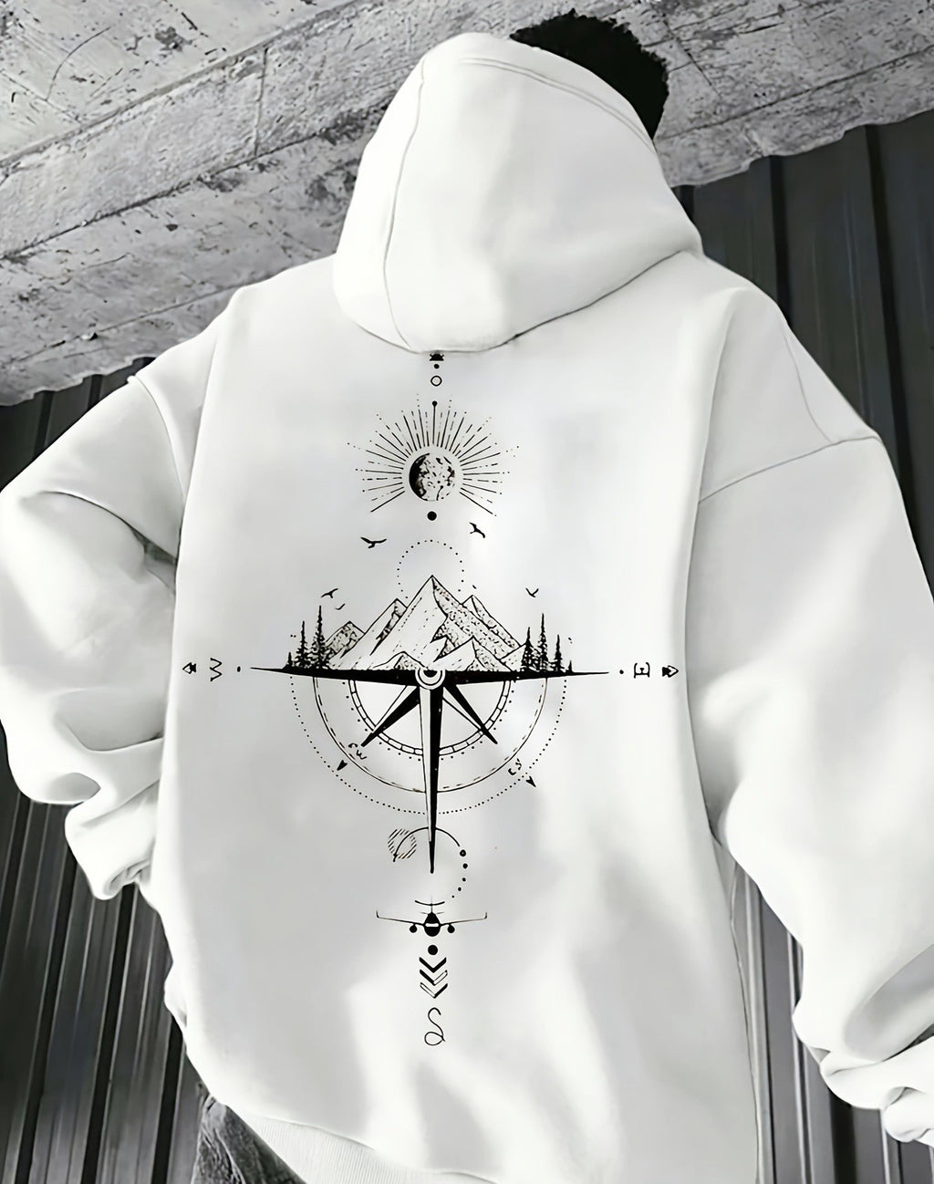 Casual Drawstring Hoodie