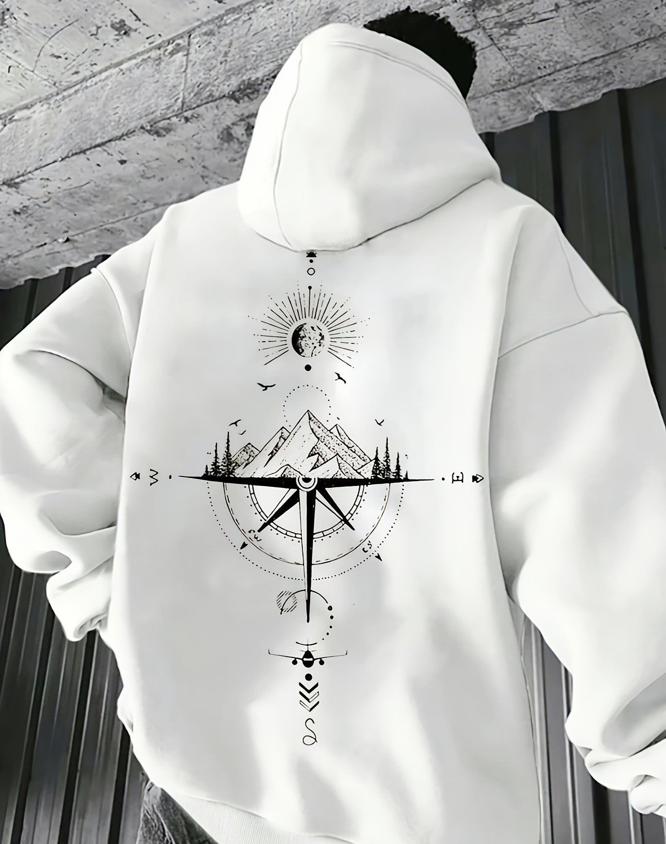 Casual Drawstring Hoodie