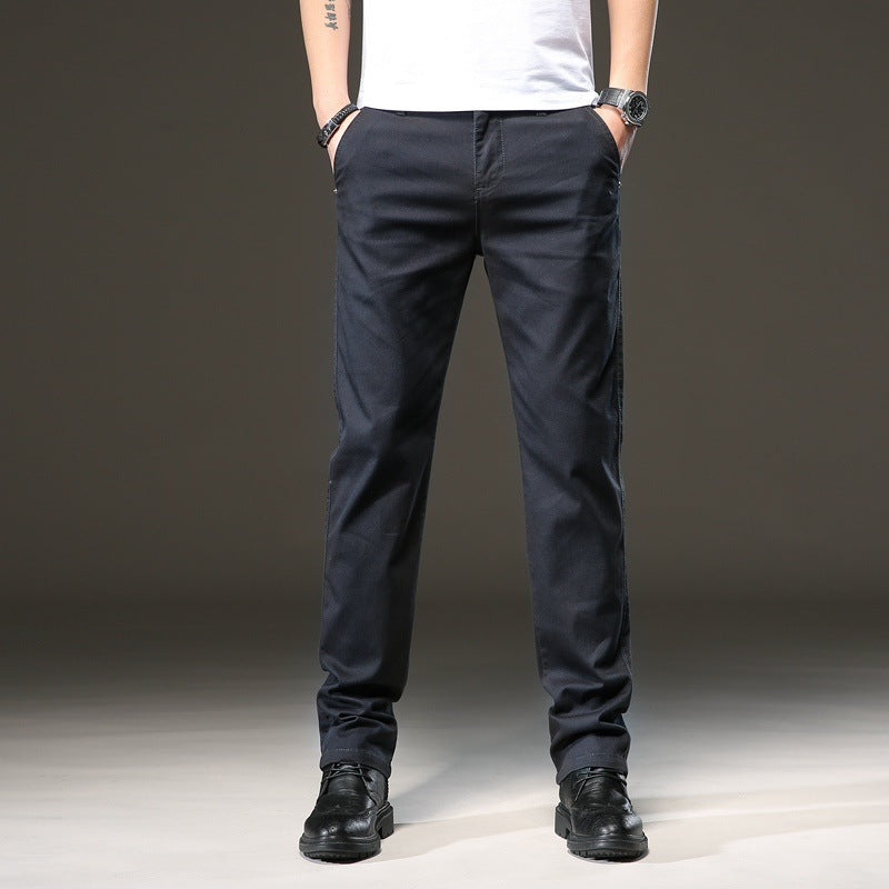 Slim Fit Elasticated Long Pants